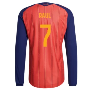 Raul #7 Spanien Fußballtrikot WM 2026 Heimtrikot Herren Langarm