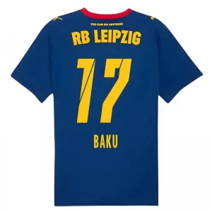 RB Leipzig Fußballtrikot 2025-26 Baku #17 Auswärtstrikot Herren