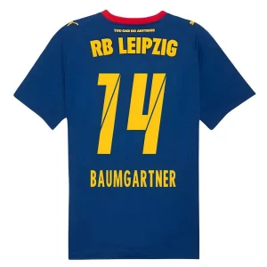 RB Leipzig Fußballtrikot 2025-26 Baumgartner #14 Auswärtstrikot Herren