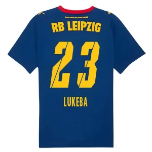 RB Leipzig Fußballtrikot 2025-26 Lukeba #23 Auswärtstrikot Herren