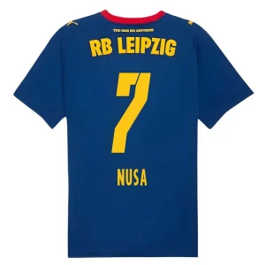 RB Leipzig Fußballtrikot 2025-26 Nusa #7 Auswärtstrikot Herren