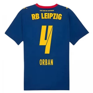 RB Leipzig Fußballtrikot 2025-26 Orban #4 Auswärtstrikot Herren