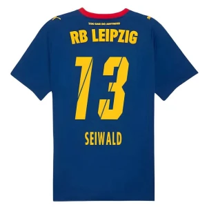 RB Leipzig Fußballtrikot 2025-26 Seiwald #13 Auswärtstrikot Herren