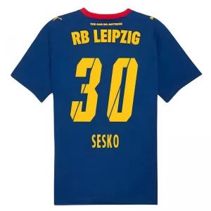 RB Leipzig Fußballtrikot 2025-26 Sesko #30 Auswärtstrikot Herren