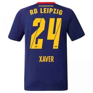 RB Leipzig Fußballtrikot 2025-26 Xaver #24 Auswärtstrikot Herren