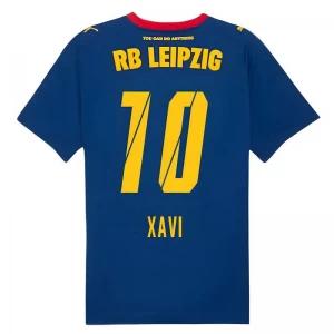 RB Leipzig Fußballtrikot 2025-26 Xavi #10 Auswärtstrikot Herren