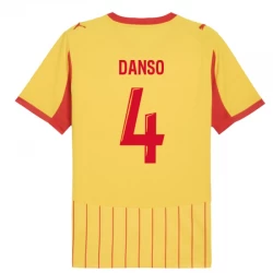 RC Lens Danso #4 Fußballtrikot 2025-26 Heimtrikot Herren
