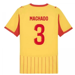 RC Lens Machado #3 Fußballtrikot 2025-26 Heimtrikot Herren