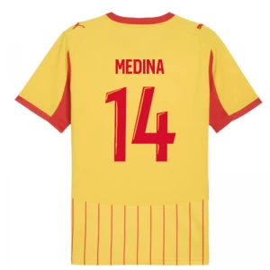 RC Lens Medina #14 Fußballtrikot 2025-26 Heimtrikot Herren