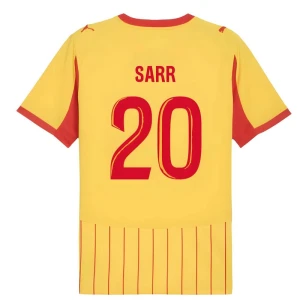 RC Lens Sarr #20 Fußballtrikot 2025-26 Heimtrikot Herren