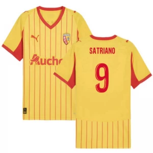 RC Lens Satriano #9 Fußballtrikot 2025-26 Heimtrikot Herren