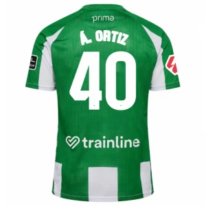 Real Betis A. Ortiz #40 Fußballtrikot 2025-26 Heimtrikot Herren