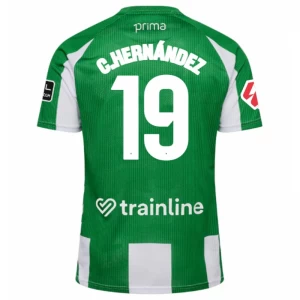 Real Betis C. Hernandez #19 Fußballtrikot 2025-26 Heimtrikot Herren