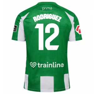 Real Betis Rodriguez #12 Fußballtrikot 2025-26 Heimtrikot Herren