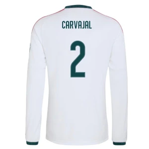 Real Madrid Carvajal #2 Fußballtrikot 2026-27 Heimtrikot Herren Langarm