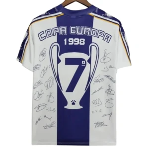 Real Madrid Champions League Final Retro Trikot 1997-98 Heim Herren