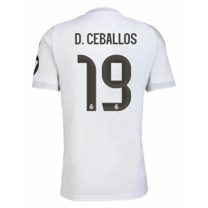 Real Madrid D. Ceballos #19 Fußballtrikot 2025-26 Heimtrikot Herren