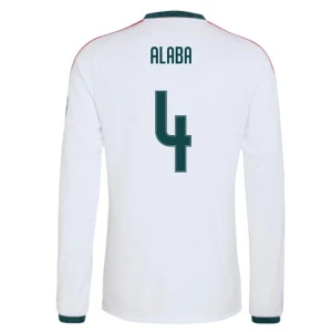Real Madrid David Alaba #4 Fußballtrikot 2026-27 Heimtrikot Herren Langarm