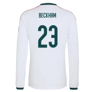 Real Madrid David Beckham #23 Fußballtrikot 2026-27 Heimtrikot Herren Langarm