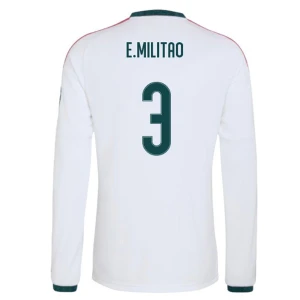 Real Madrid E. Militao #3 Fußballtrikot 2026-27 Heimtrikot Herren Langarm
