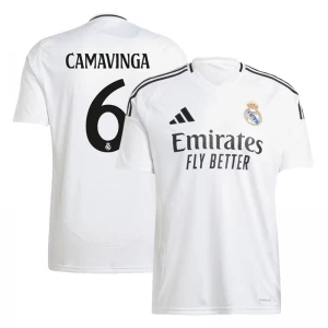 Real Madrid Eduardo Camavinga #6 Fußballtrikot 2024-25 Heimtrikot Herren