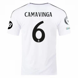Real Madrid Eduardo Camavinga #6 Fußballtrikot 2024-25 UCL Heimtrikot Herren