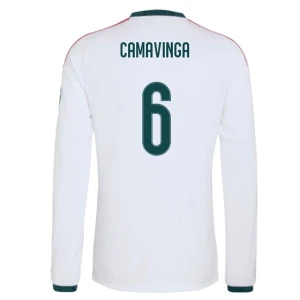 Real Madrid Eduardo Camavinga #6 Fußballtrikot 2026-27 Heimtrikot Herren Langarm