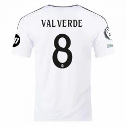 Real Madrid Federico Valverde #8 Fußballtrikot 2024-25 UCL Heimtrikot Herren