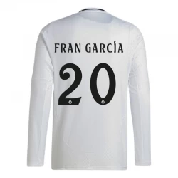 Real Madrid Fran Garcia #20 Fußballtrikot 2024-25 Heimtrikot Herren Langarm
