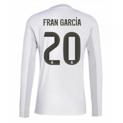 Real Madrid Fran Garcia #20 Fußballtrikot 2025-26 Heimtrikot Herren Langarm