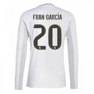 Real Madrid Fran Garcia #20 Fußballtrikot 2025-26 Heimtrikot Herren Langarm