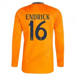 Real Madrid Fußballtrikot 2024-25 Endrick #16 Auswärtstrikot Herren Langarm