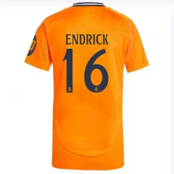 Real Madrid Fußballtrikot 2024-25 HP Endrick #16 Auswärtstrikot Herren