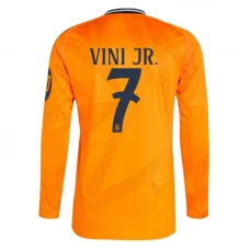 Real Madrid Fußballtrikot 2024-25 HP Vinicius Junior #7 Auswärtstrikot Herren Langarm