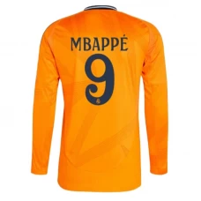 Real Madrid Fußballtrikot 2024-25 Mbappe #9 Auswärtstrikot Herren Langarm