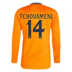Real Madrid Fußballtrikot 2024-25 Tchouameni #14 Auswärtstrikot Herren Langarm