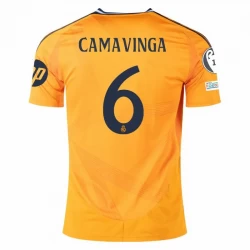 Real Madrid Fußballtrikot 2024-25 UCL Eduardo Camavinga #6 Auswärtstrikot Herren