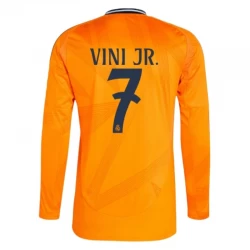 Real Madrid Fußballtrikot 2024-25 Vinicius Junior #7 Auswärtstrikot Herren Langarm