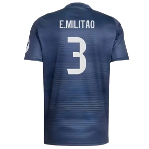 Real Madrid Fußballtrikot 2025-26 E. Militao #3 Auswärtstrikot Herren