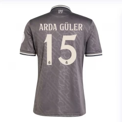 Real Madrid Fußballtrikot Arda Güler #15 2024-25 HP Ausweichtrikot Herren
