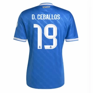 Real Madrid Fußballtrikot D. Ceballos #19 2025-26 Ausweichtrikot Herren