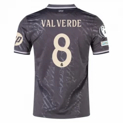 Real Madrid Fußballtrikot Federico Valverde #8 2024-25 UCL Ausweichtrikot Herren