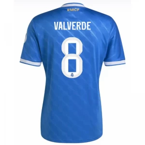 Real Madrid Fußballtrikot Federico Valverde #8 2025-26 Ausweichtrikot Herren