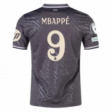 Real Madrid Fußballtrikot Mbappe #9 2024-25 UCL Ausweichtrikot Herren