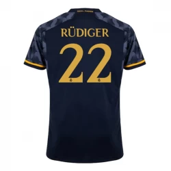 Real Madrid Fußballtrikots 2023-24 Antonio Rudiger #22 Auswärtstrikot Herren