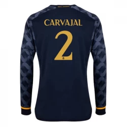 Real Madrid Fußballtrikots 2023-24 Carvajal #2 Auswärtstrikot Herren Langarm