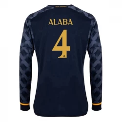 Real Madrid Fußballtrikots 2023-24 David Alaba #4 Auswärtstrikot Herren Langarm