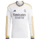 Real Madrid David Alaba #4 Fußballtrikots 2023-24 Heimtrikot Herren Langarm
