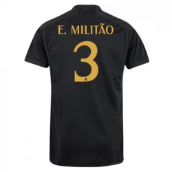 Real Madrid Fußballtrikots E. Militao #3 2023-24 Ausweichtrikot Herren