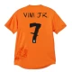 Real Madrid Fußballtrikots Vinicius Junior 2023-24 x Y3 Orange Fourthtrikot Herren
